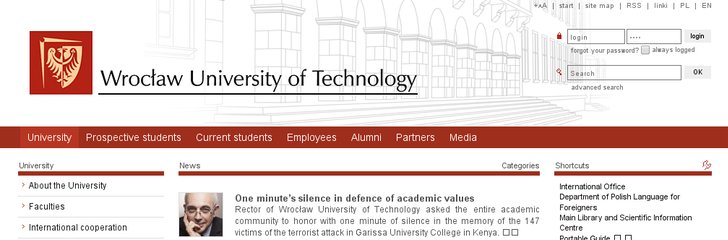 Wrocław University of Science and Technology (WUST)