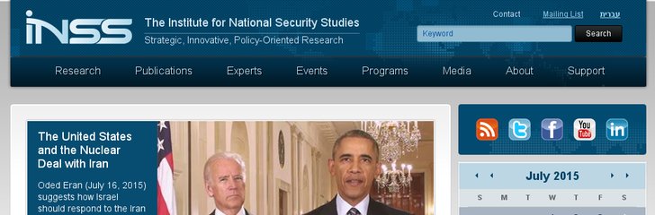 INSS - The Institute for National Security Studies