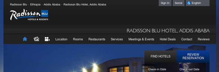 Radisson Blu Hotel Addis Ababa