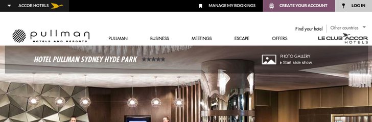 Pullman Sydney Hyde Park hotel