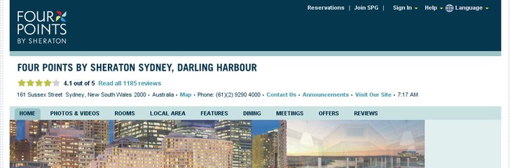 Four Points by Sheraton Sydney, Darling Harbour