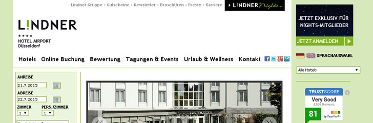 Lindner Hotel Airport - Dusseldorf