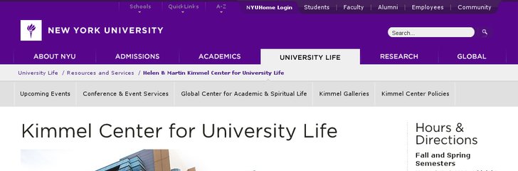 NYU Kimmel Center
