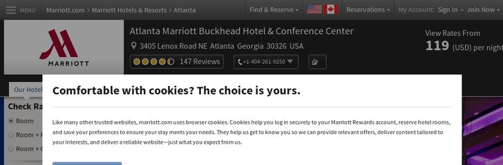 Atlanta Marriott Buckhead Hotel & Conference Center