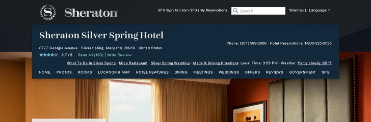 Sheraton Silver Spring Hotel