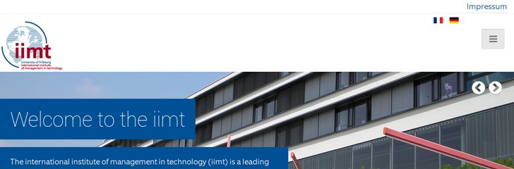 International Institute of Management in Technology (IIMT), University of Fribourg