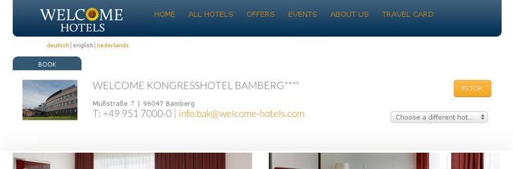 Welcome Kongresshotel Bamberg