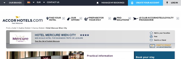 Hotel Mercure Wien City