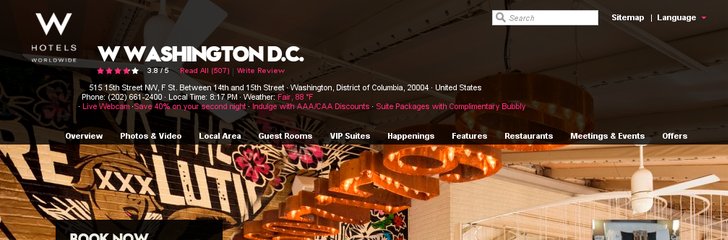 W Washington DC Hotel