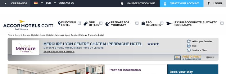 Mercure Lyon Centre Chateau Perrache
