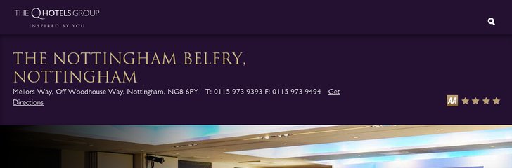The Nottingham Belfry Hotel