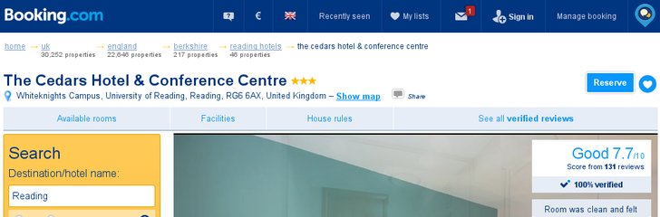 The Cedars Hotel & Conference Centre