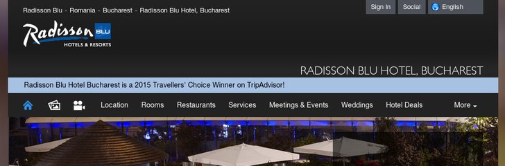 Radisson Blu Hotel, Bucharest