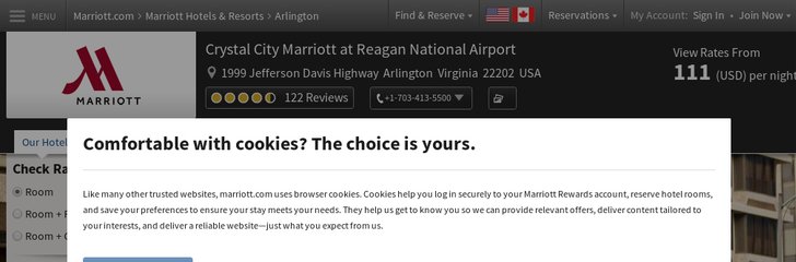 Crystal City Marriott at Reagan National Airport