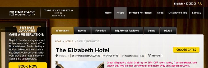 The Elizabeth Hotel Singapore