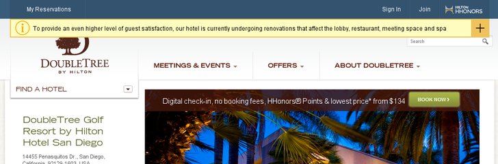DoubleTree by Hilton Golf Resort San Diego