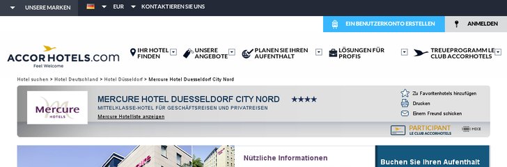Mercure Hotel Dusseldorf City Nord