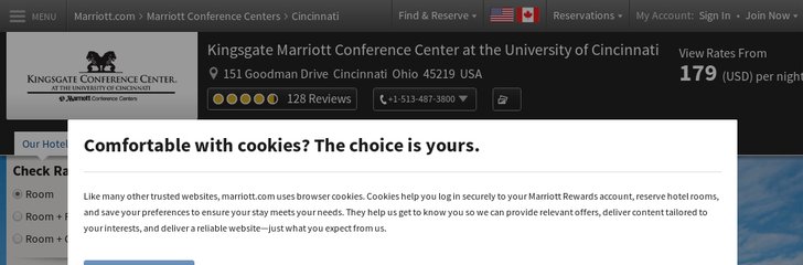 Kingsgate Marriott Conference Center at the University of Cincinnati