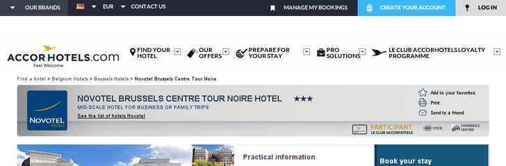 Novotel Brussels City Centre