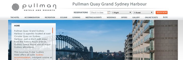 Pullman Quay Grand Sydney Harbour