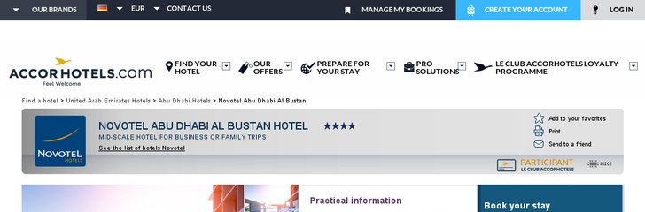 Novotel Abu Dhabi Al Bustan Hotel