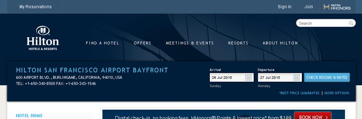Hilton San Francisco Airport Bayfront