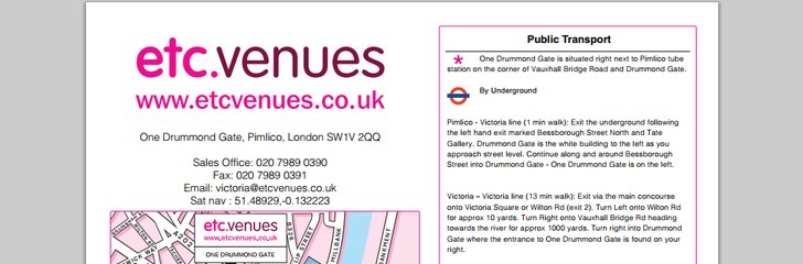 etc. Venues Victoria