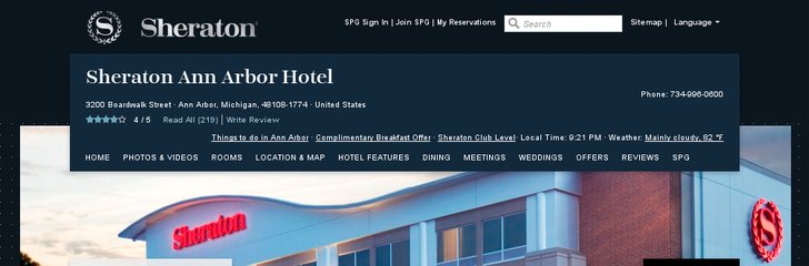 Sheraton Ann Arbor Hotel