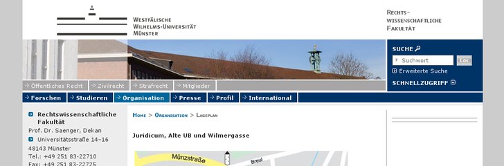 Juridicum of University of Munster
