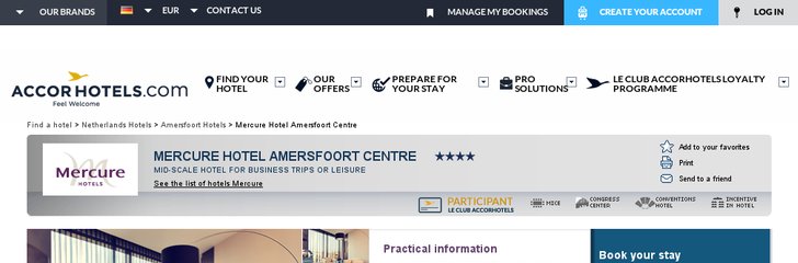 Mercure Hotel Amersfoort Centre