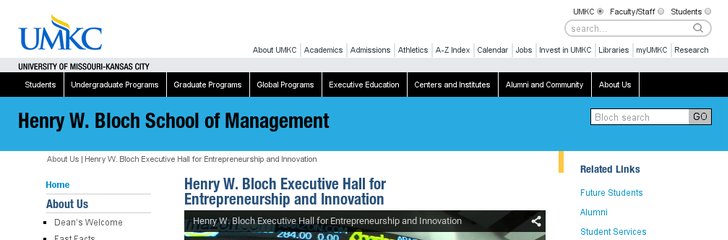 University of Missouri-Kansas City (UMKC) Bloch Executive Hall