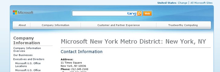 Microsoft New York Metro District
