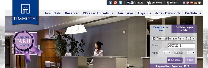 Timhotel Paris Berthier