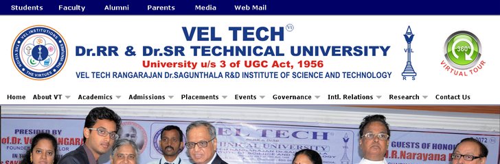 Veltech Rangarajan Dr Sagunthala R&D Institute of Science and technology