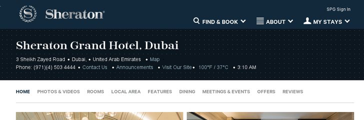 Sheraton Grand Hotel, Dubai