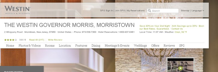The Westin Governor Morris