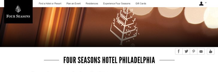 Four Seasons Hotel Philadelphia