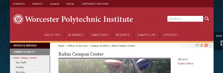 Rubin Campus Center - Worcester Polytechnic Institute