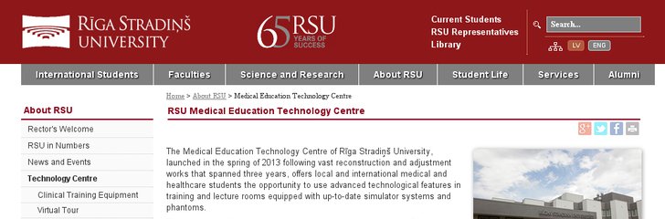 Riga Stradins University Medical Education Technology Centre