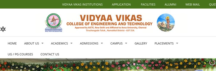 Vidyaa Vikas College of Engineering and Technology (VVCET)