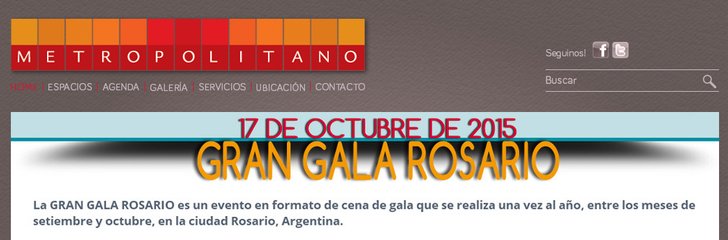 Metropolitano Centro de Eventos y Convenciones Rosario