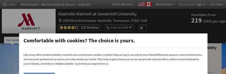 Nashville Marriott at Vanderbilt University
