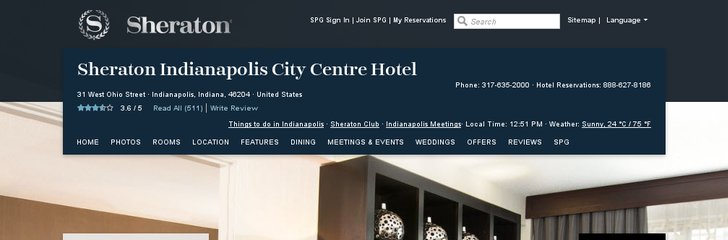 Sheraton Indianapolis City Centre Hotel