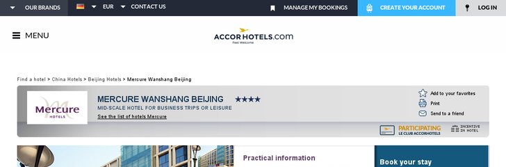 Mercure Wanshang Beijing