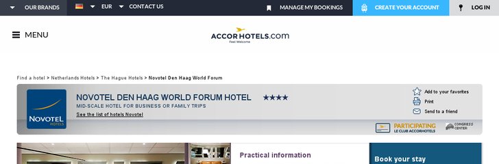 Hotel Novotel Den Haag World Forum