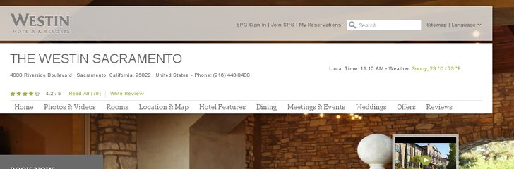 The Westin Sacramento Riverfront Hotel & Spa