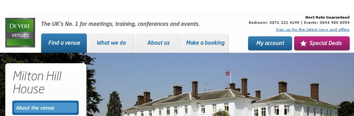 De Vere Venues Milton Hill House