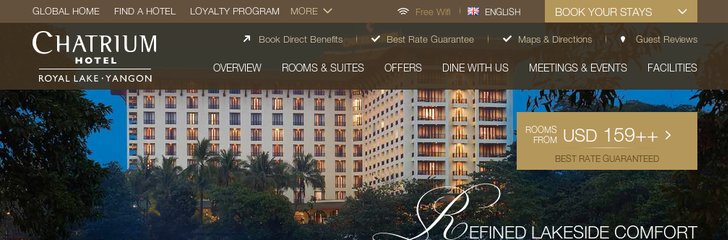 Chatrium Hotel Royal Lake Yangon