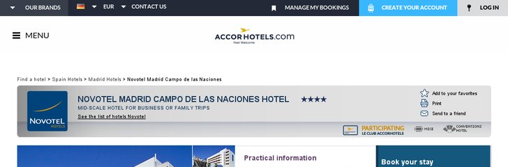 Novotel Madrid Campo de las Naciones